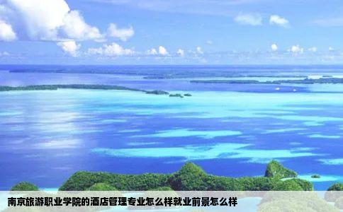南京旅游职业学院的酒店管理专业怎么样就业前景怎么样