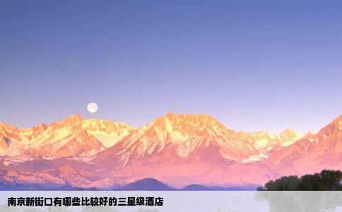 南京新街口有哪些比较好的三星级酒店