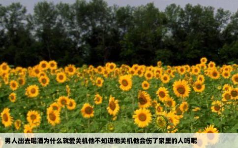 男人出去喝酒为什么就爱关机他不知道他关机他会伤了家里的人吗呢