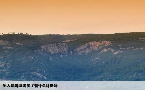 男人喝啤酒喝多了有什么坏处吗