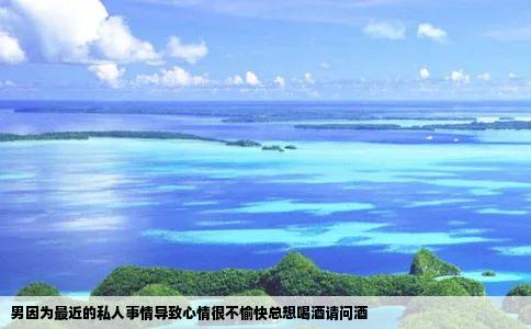 男因为最近的私人事情导致心情很不愉快总想喝酒请问酒