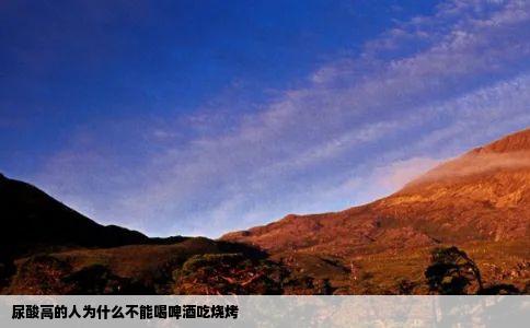 尿酸高的人为什么不能喝啤酒吃烧烤