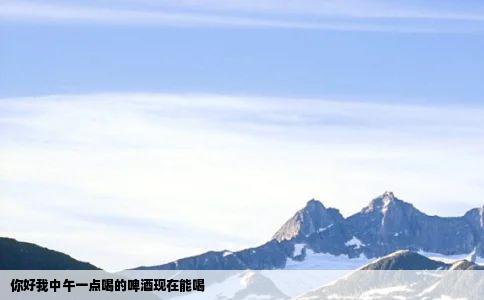 你好我中午一点喝的啤酒现在能喝