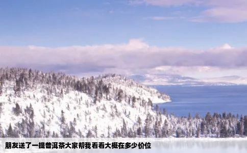 朋友送了一提普洱茶大家帮我看看大概在多少价位