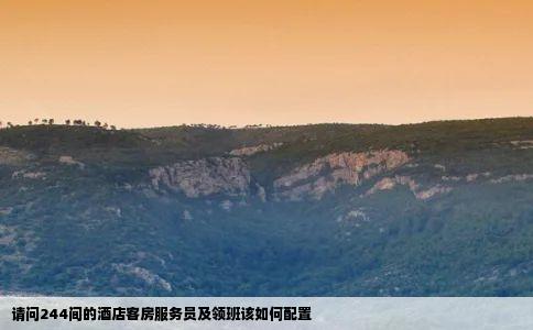 请问244间的酒店客房服务员及领班该如何配置
