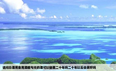 请问白酒用食用酒精勾兑的酒可以储藏二十年吗二十年以后会更好吗