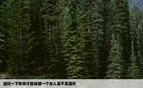 请问一下怎样才能知道一个女人是不是酒托