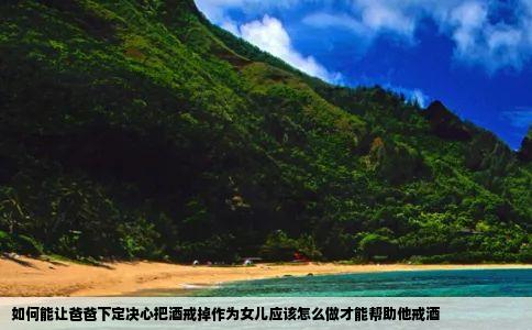 如何能让爸爸下定决心把酒戒掉作为女儿应该怎么做才能帮助他戒酒