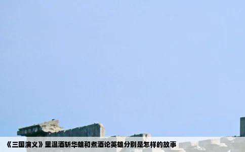 《三国演义》里温酒斩华雄和煮酒论英雄分别是怎样的故事