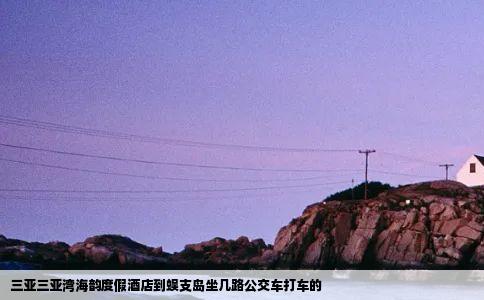三亚三亚湾海韵度假酒店到蜈支岛坐几路公交车打车的