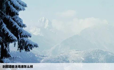 刹那酒精消毒液怎么样