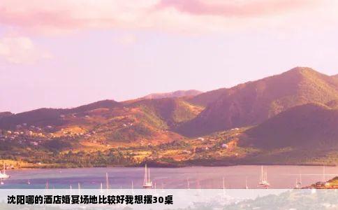 沈阳哪的酒店婚宴场地比较好我想摆30桌