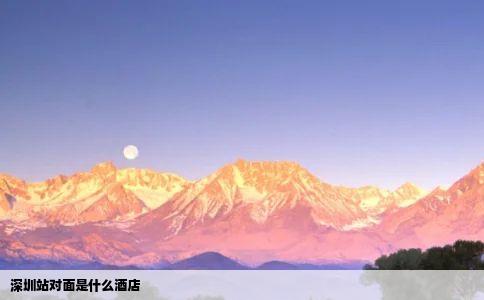 深圳站对面是什么酒店