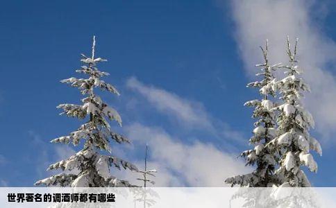 世界著名的调酒师都有哪些