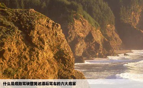 什么是危险驾驶罪简述酒后驾车的六大危害