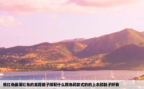 桃红色偏酒红色的直筒裤子搭配什么颜色和款式的的上衣和鞋子好看