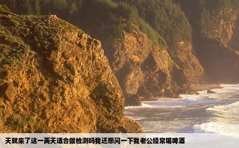 天就来了这一两天适合做检测吗我还想问一下我老公经常喝啤酒