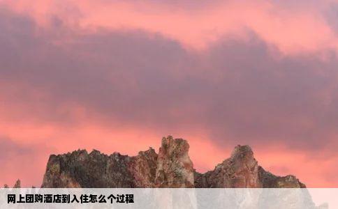 网上团购酒店到入住怎么个过程