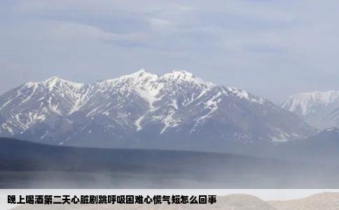 晚上喝酒第二天心脏剧跳呼吸困难心慌气短怎么回事