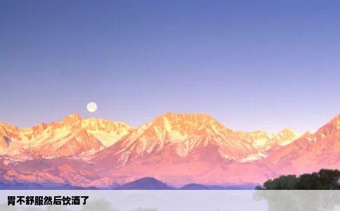 胃不舒服然后饮酒了