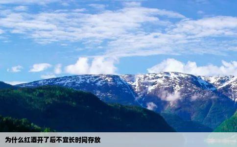 为什么红酒开了后不宜长时间存放