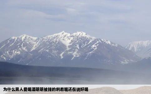 为什么男人爱喝酒明明被辣的咧着嘴还在说好喝