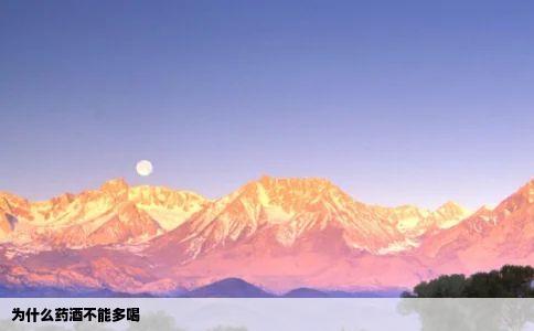 为什么药酒不能多喝