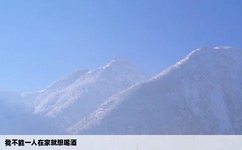 我不能一人在家就想喝酒