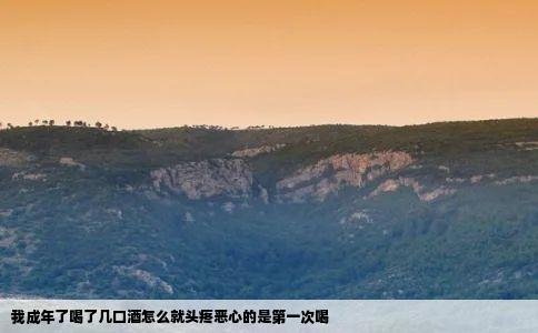 我成年了喝了几口酒怎么就头疼恶心的是第一次喝