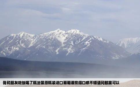 我和朋友吃饭喝了瓶法国原瓶装进口葡萄酒觉得口感不错请问那里可以