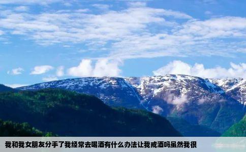 我和我女朋友分手了我经常去喝酒有什么办法让我戒酒吗虽然我很