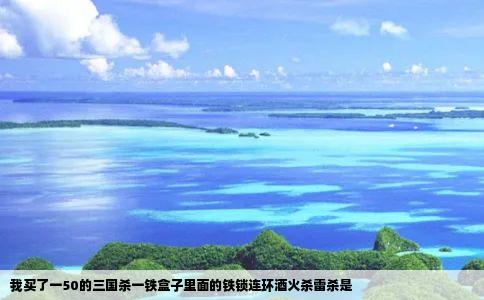 我买了一50的三国杀一铁盒子里面的铁锁连环酒火杀雷杀是