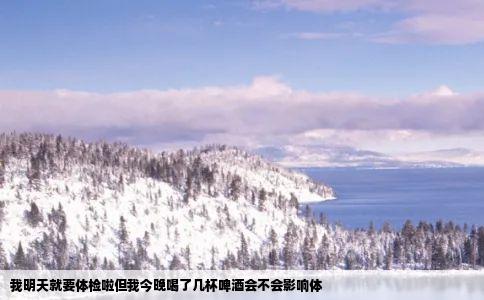 我明天就要体检啦但我今晚喝了几杯啤酒会不会影响体