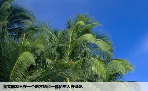 我女朋友不在一个地方她和一群陌生人去酒吧
