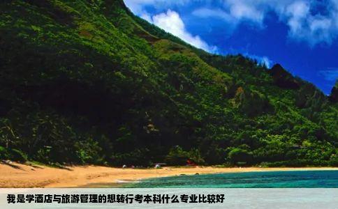我是学酒店与旅游管理的想转行考本科什么专业比较好