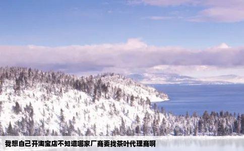 我想自己开淘宝店不知道哪家厂商要找茶叶代理商啊