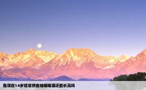 我现在14岁经常熬夜抽烟喝酒还能长高吗