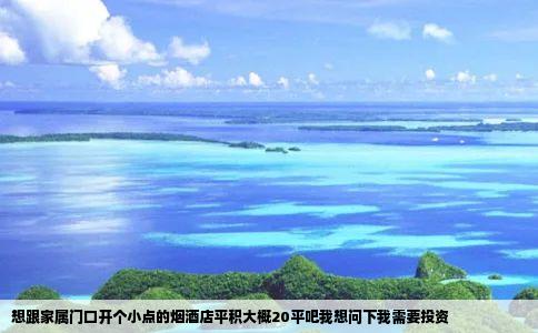 想跟家属门口开个小点的烟酒店平积大概20平吧我想问下我需要投资