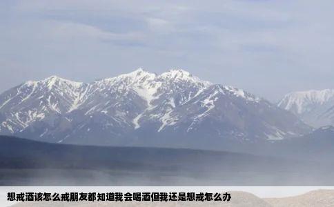 想戒酒该怎么戒朋友都知道我会喝酒但我还是想戒怎么办