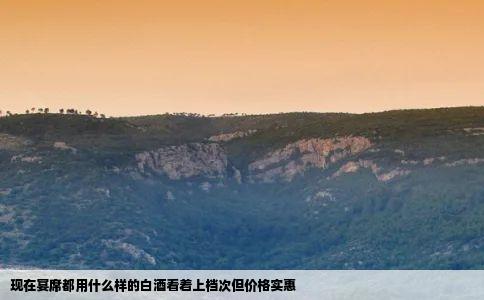 现在宴席都用什么样的白酒看着上档次但价格实惠