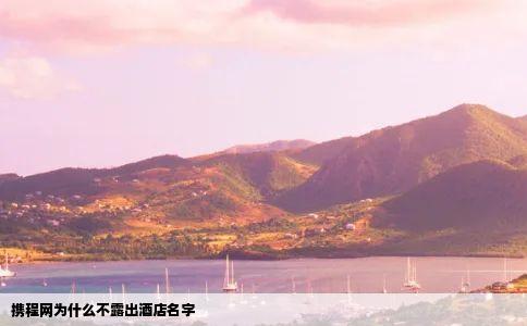 携程网为什么不露出酒店名字