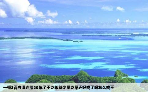 一顿3两白酒连续20年了不吃饭就少量吃菜还好戒了吗怎么戒不