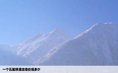 一个五星级酒店造价是多少