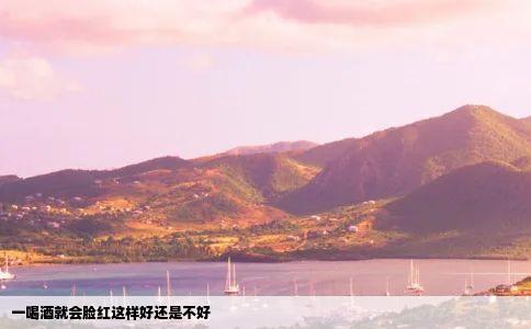 一喝酒就会脸红这样好还是不好