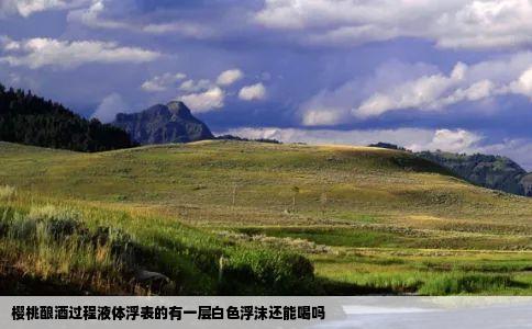 樱桃酿酒过程液体浮表的有一层白色浮沫还能喝吗