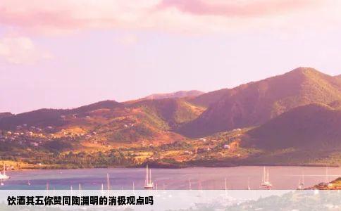 饮酒其五你赞同陶渊明的消极观点吗