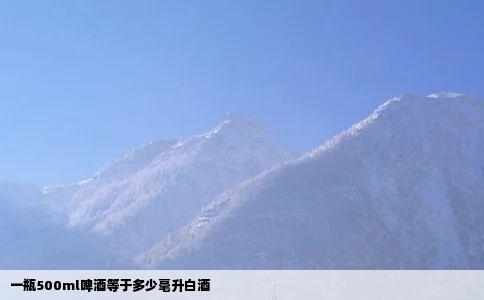 一瓶500ml啤酒等于多少毫升白酒