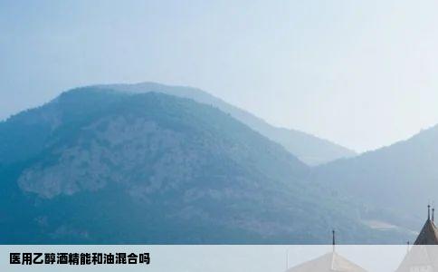 医用乙醇酒精能和油混合吗