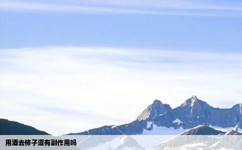 用酒去柿子涩有副作用吗