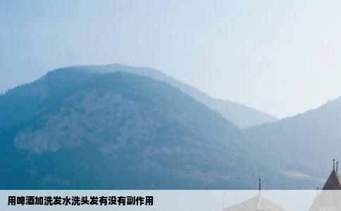 用啤酒加洗发水洗头发有没有副作用